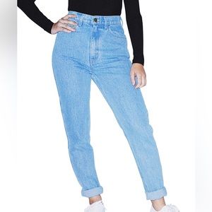 American Apparel high wasted jeans